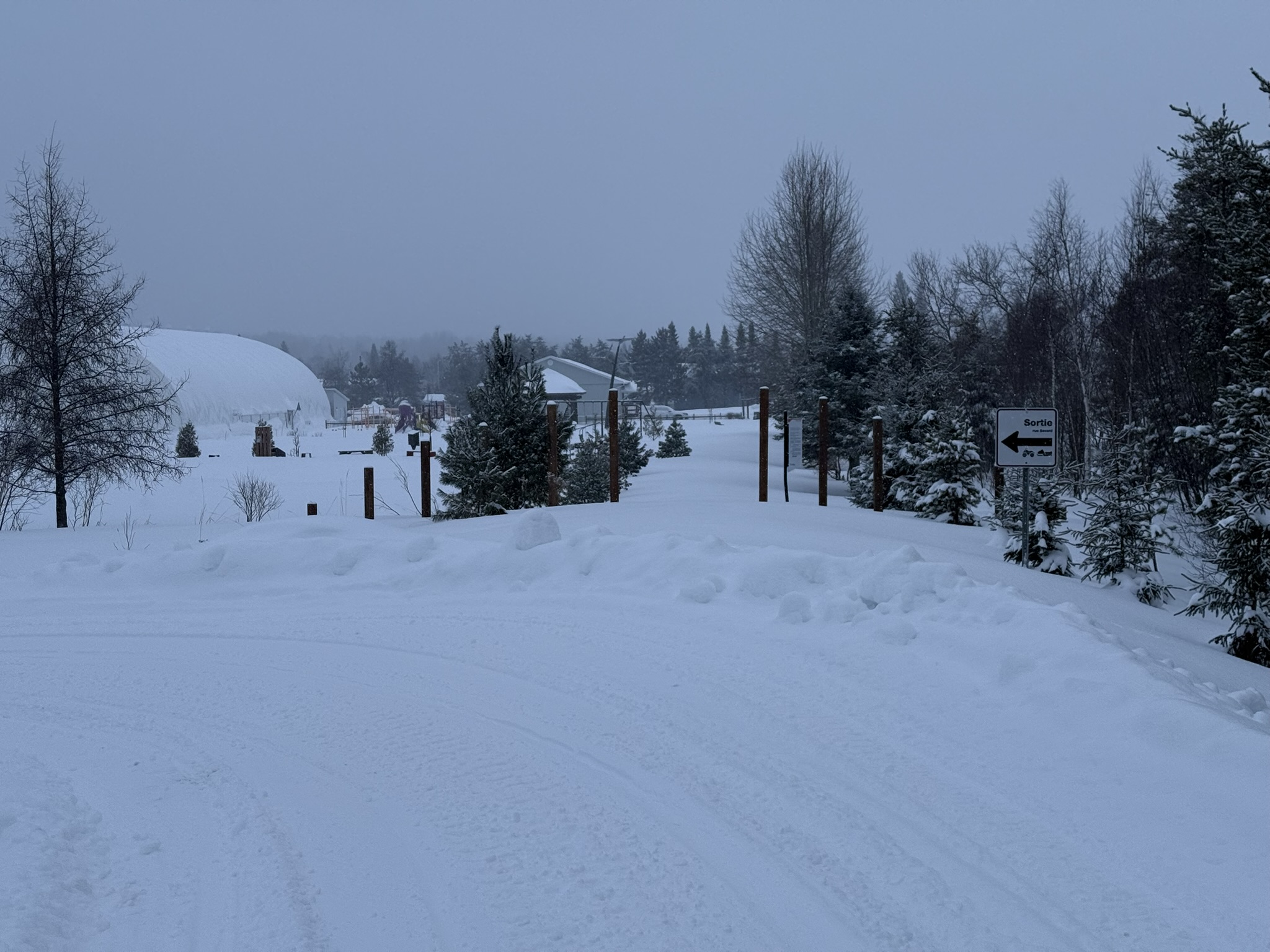 Sentier NaturÔpattes en hiver